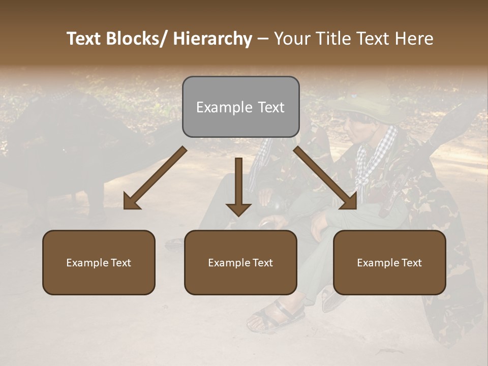 Design Army Object PowerPoint Template