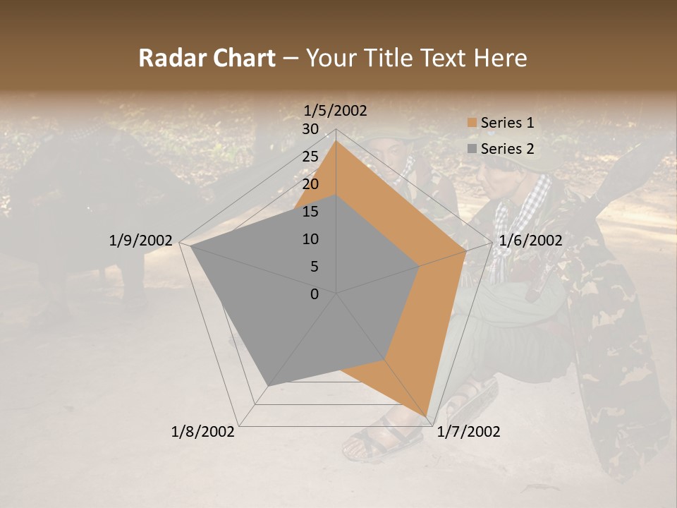 Design Army Object PowerPoint Template