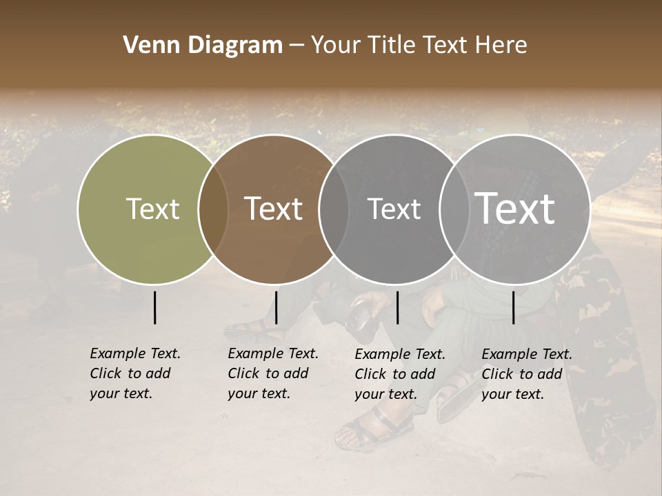 Design Army Object PowerPoint Template