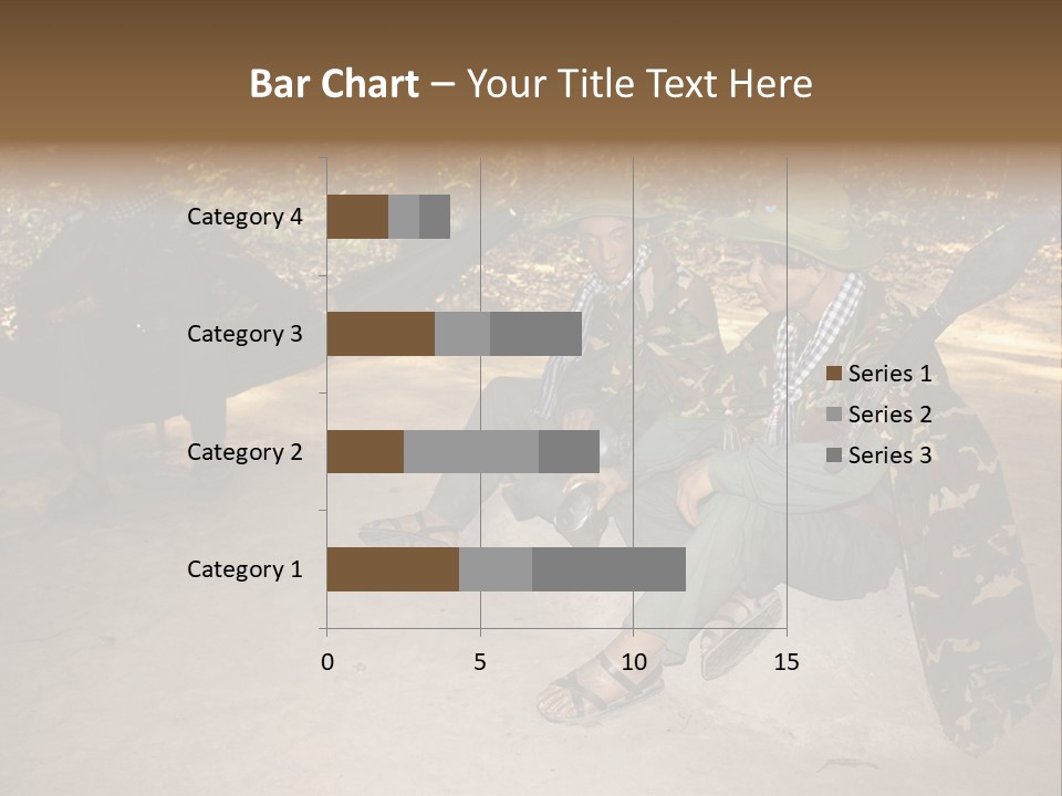 Design Army Object PowerPoint Template