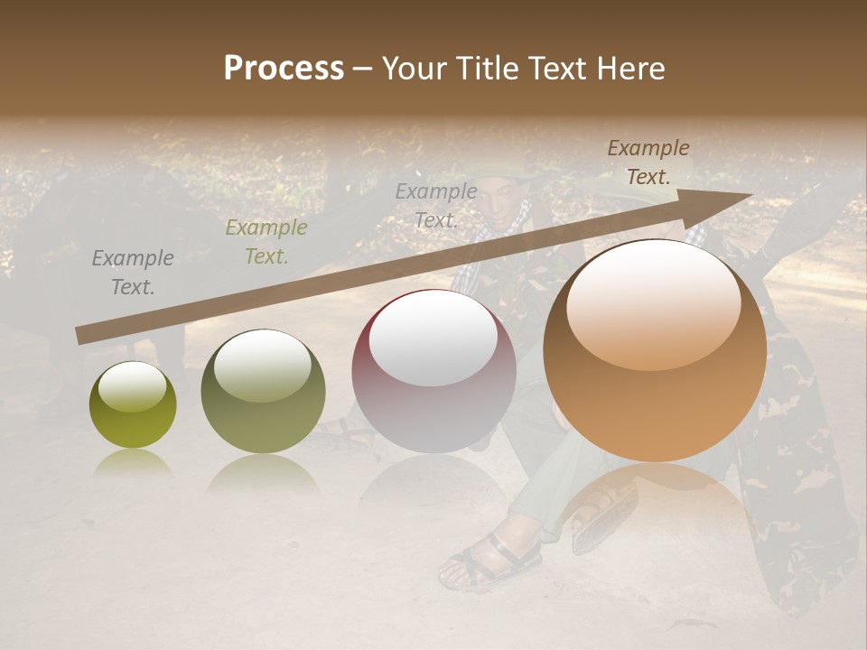 Design Army Object PowerPoint Template