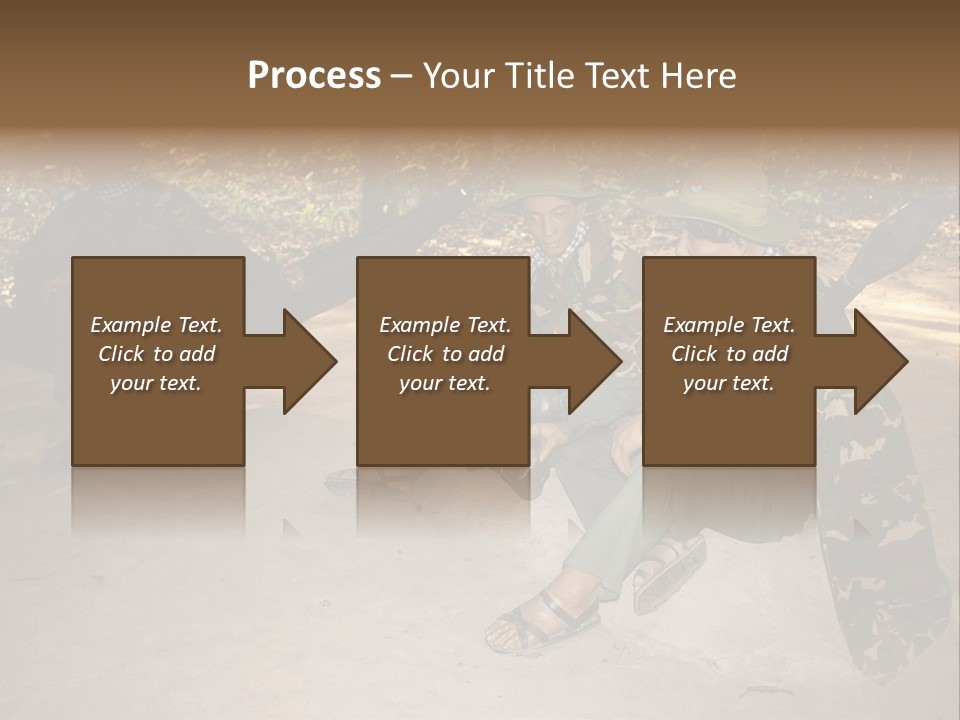 Design Army Object PowerPoint Template
