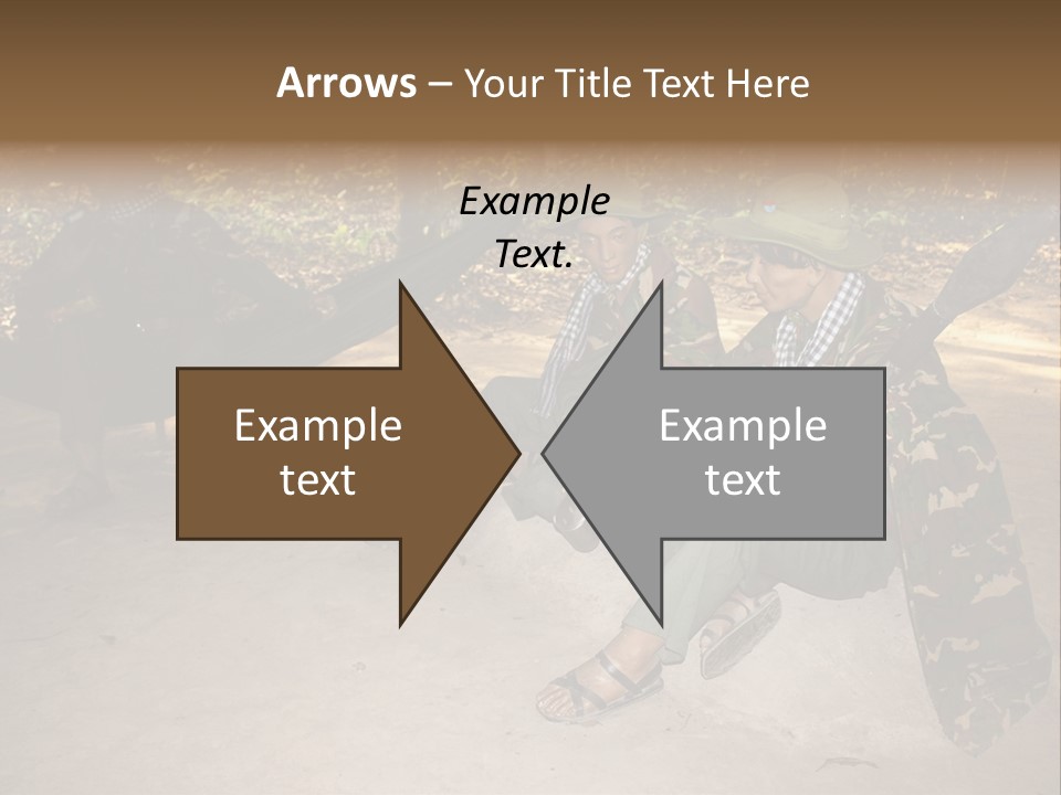 Design Army Object PowerPoint Template