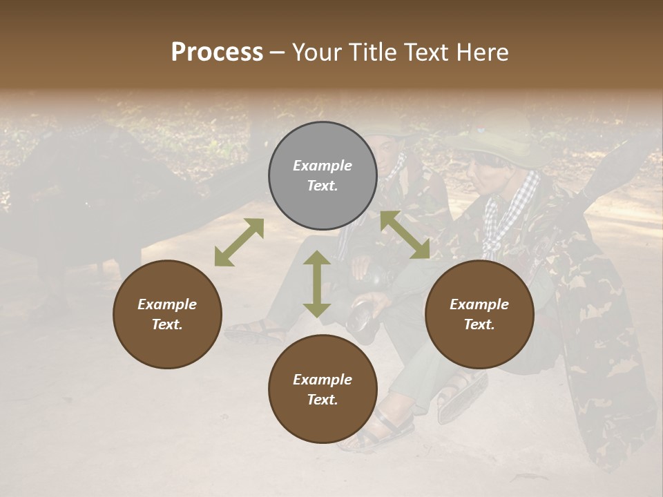 Design Army Object PowerPoint Template