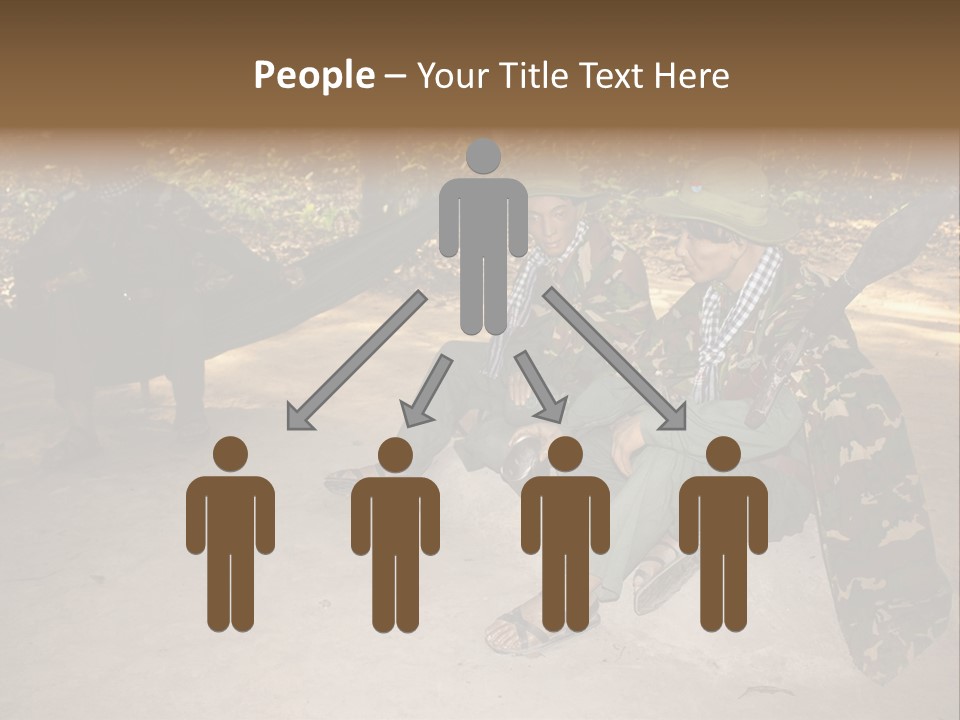 Design Army Object PowerPoint Template