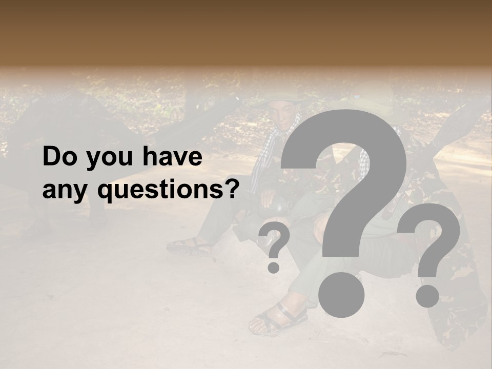 Design Army Object PowerPoint Template