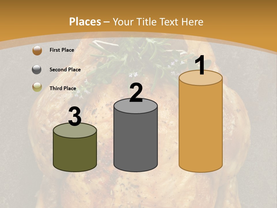 Juicy Grilled Golden PowerPoint Template