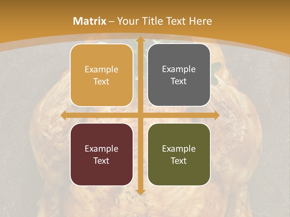 Juicy Grilled Golden PowerPoint Template