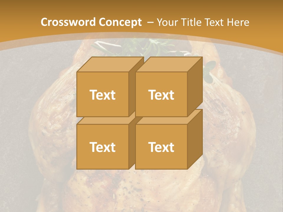 Juicy Grilled Golden PowerPoint Template