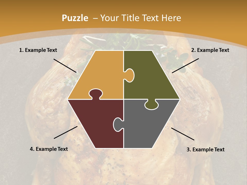 Juicy Grilled Golden PowerPoint Template