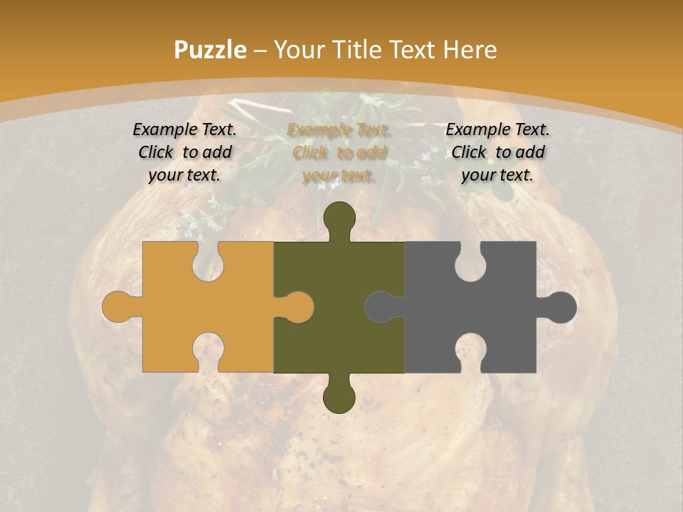 Juicy Grilled Golden PowerPoint Template