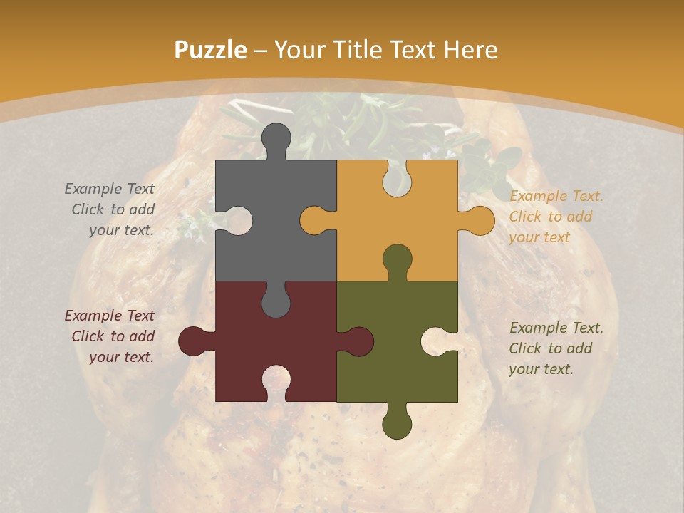 Juicy Grilled Golden PowerPoint Template