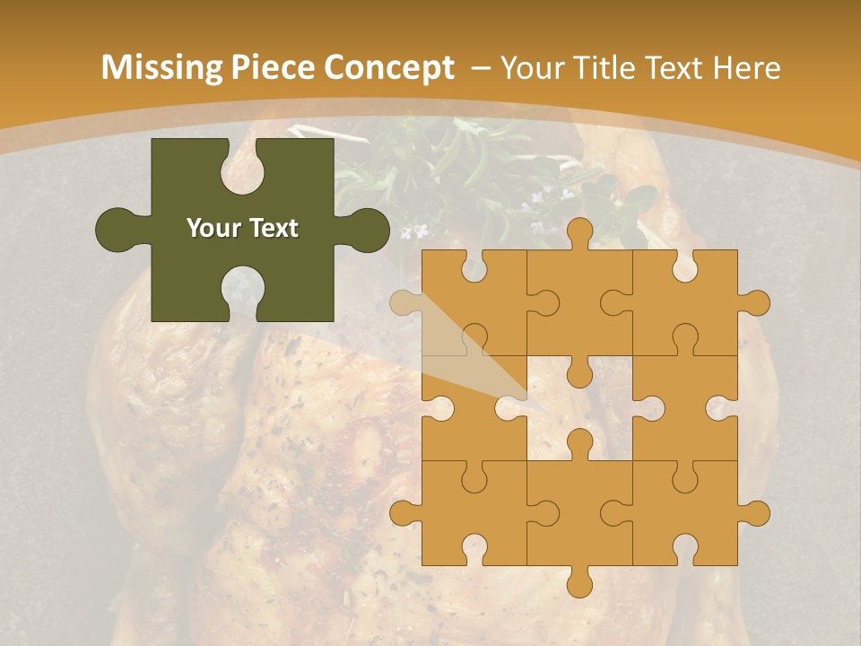 Juicy Grilled Golden PowerPoint Template