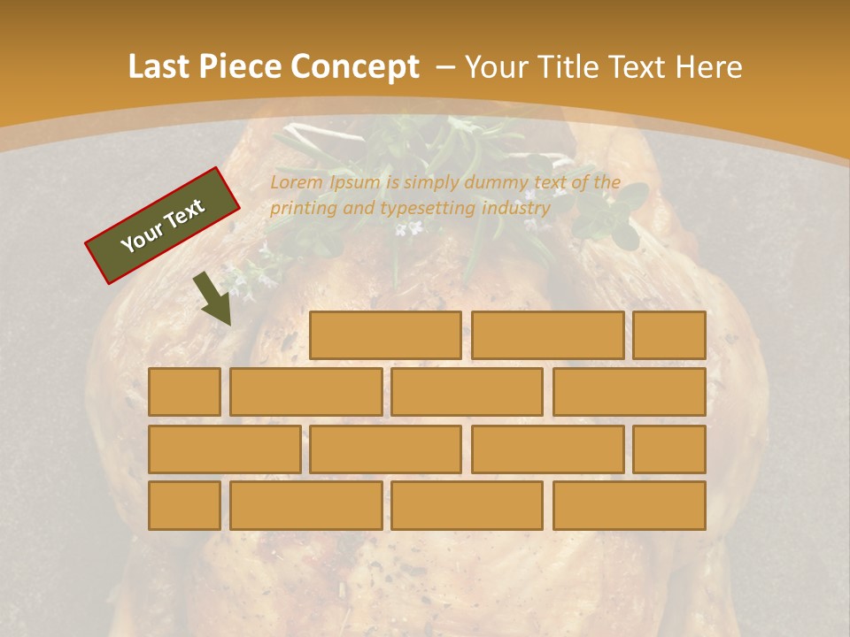 Juicy Grilled Golden PowerPoint Template