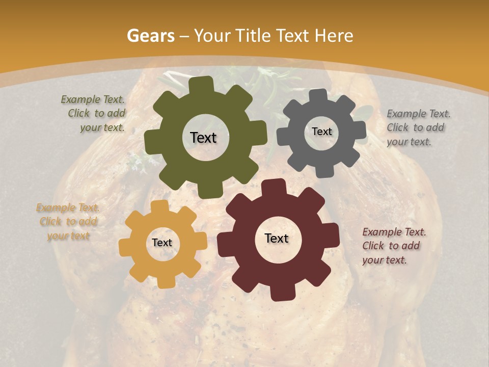 Juicy Grilled Golden PowerPoint Template