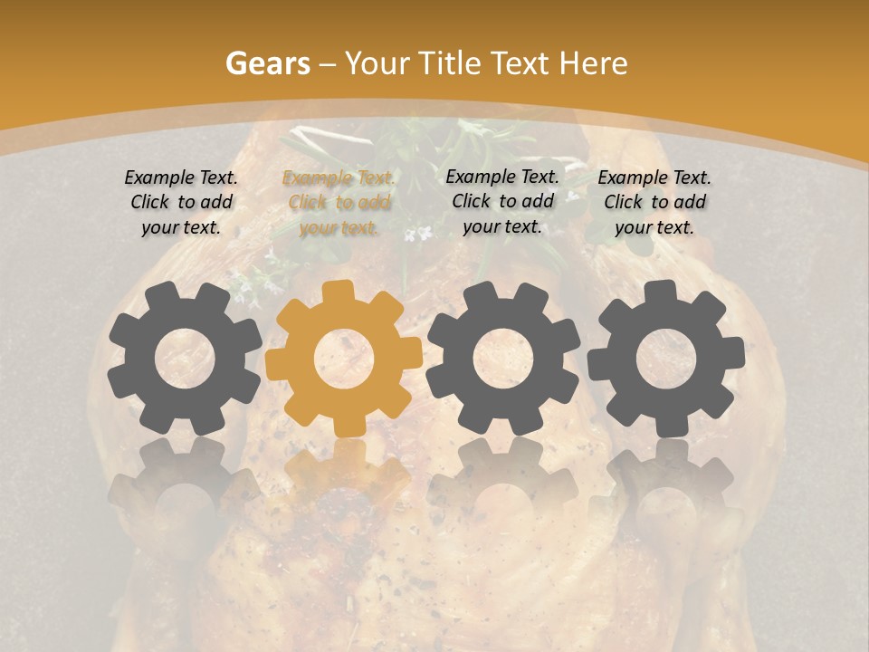 Juicy Grilled Golden PowerPoint Template