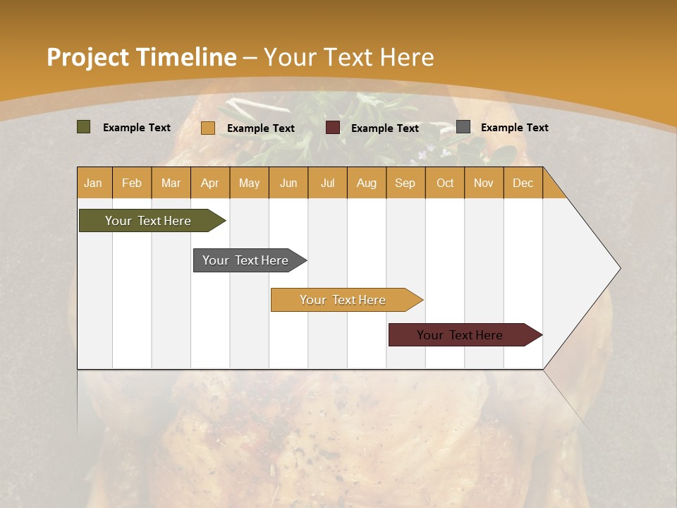 Juicy Grilled Golden PowerPoint Template