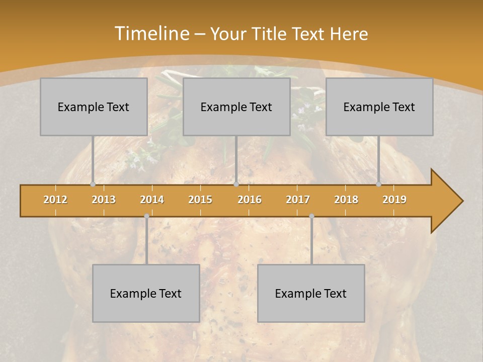 Juicy Grilled Golden PowerPoint Template