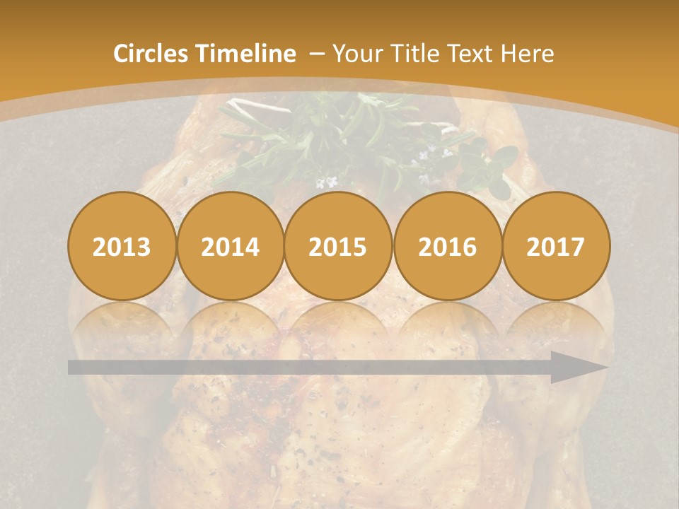 Juicy Grilled Golden PowerPoint Template