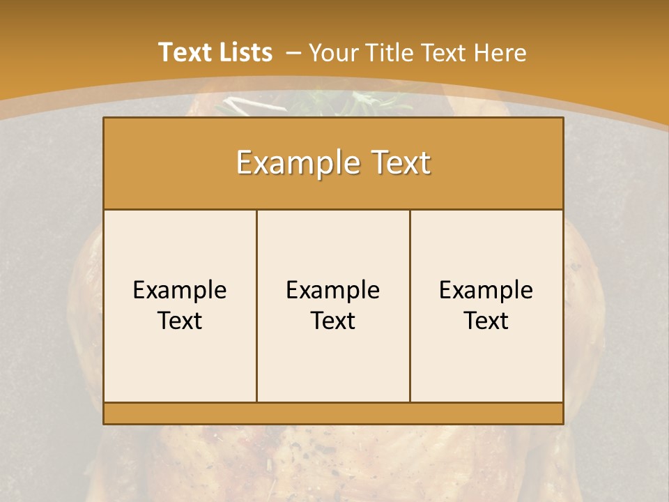 Juicy Grilled Golden PowerPoint Template