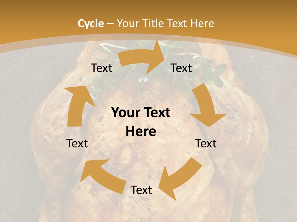 Juicy Grilled Golden PowerPoint Template