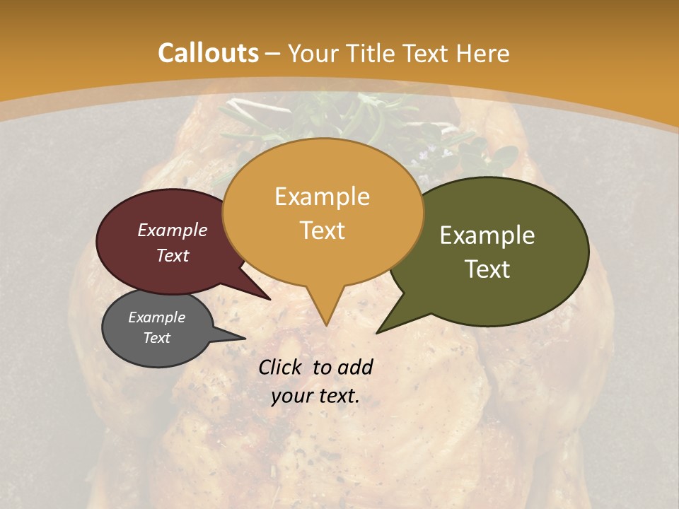 Juicy Grilled Golden PowerPoint Template