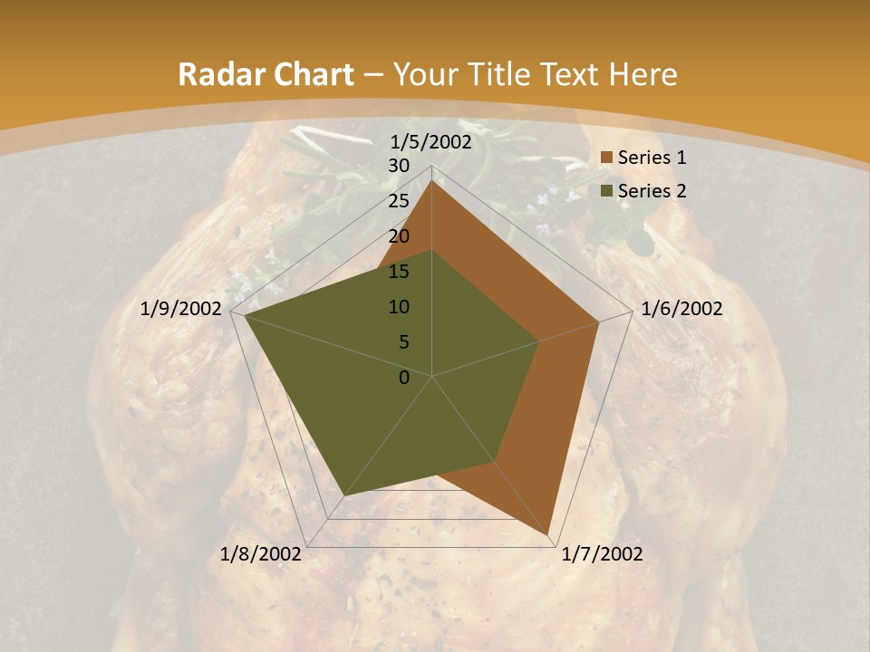 Juicy Grilled Golden PowerPoint Template