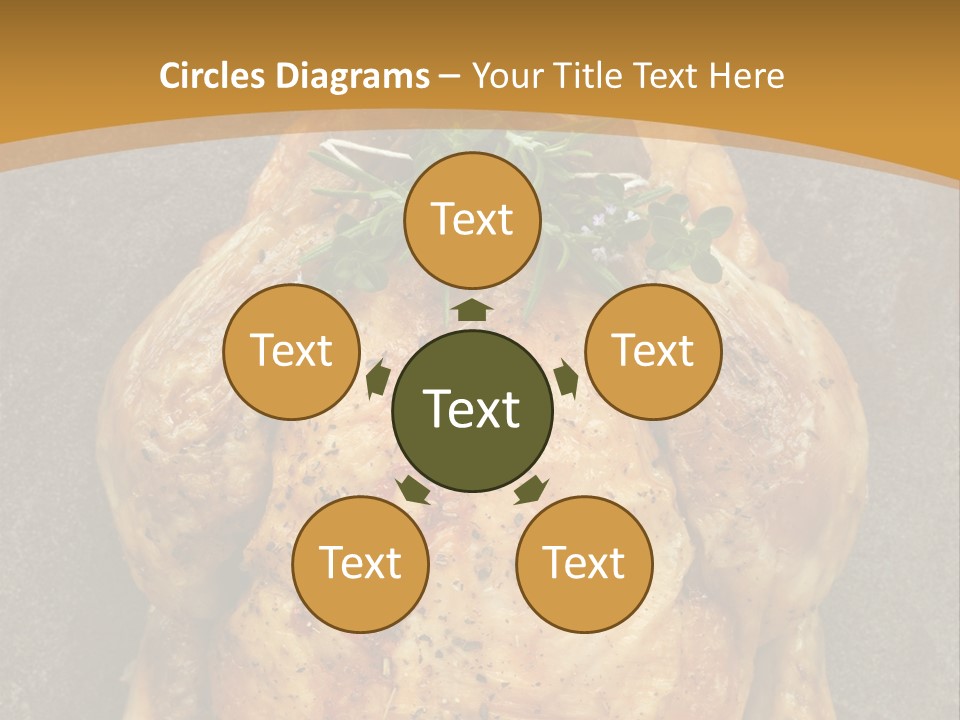 Juicy Grilled Golden PowerPoint Template