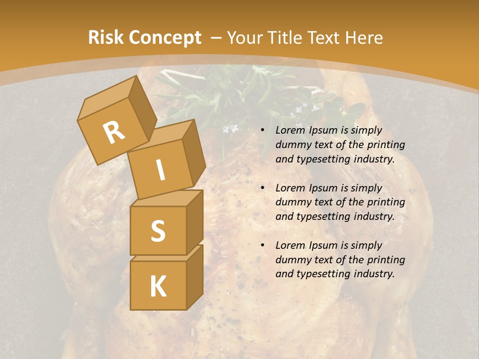 Juicy Grilled Golden PowerPoint Template