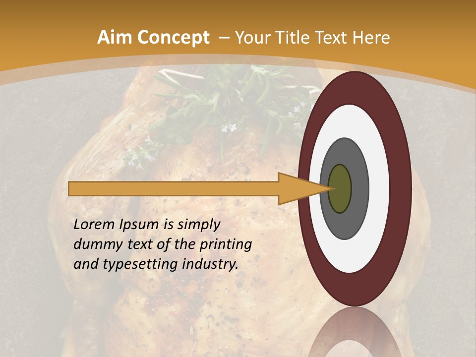 Juicy Grilled Golden PowerPoint Template