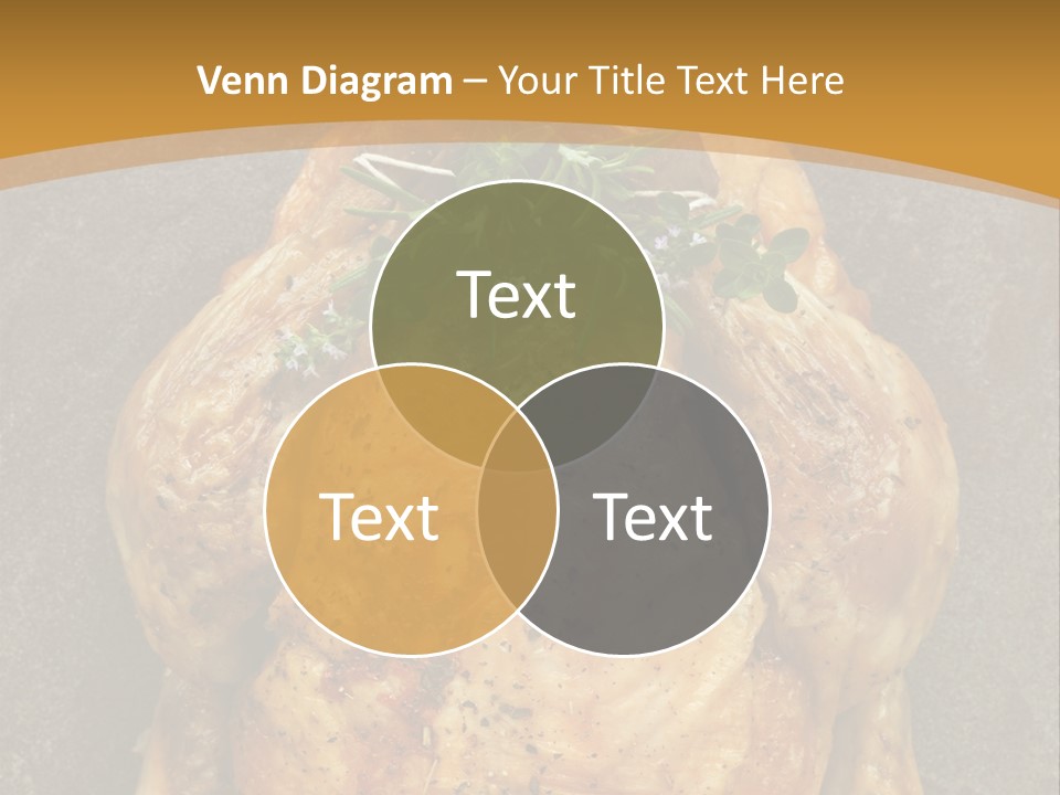 Juicy Grilled Golden PowerPoint Template
