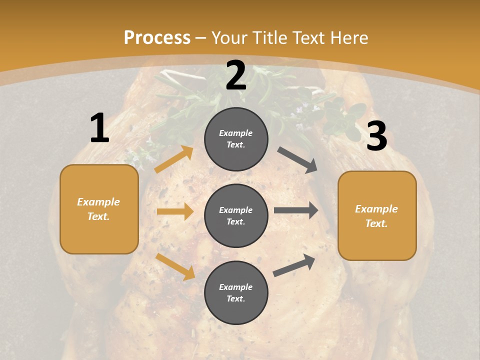 Juicy Grilled Golden PowerPoint Template