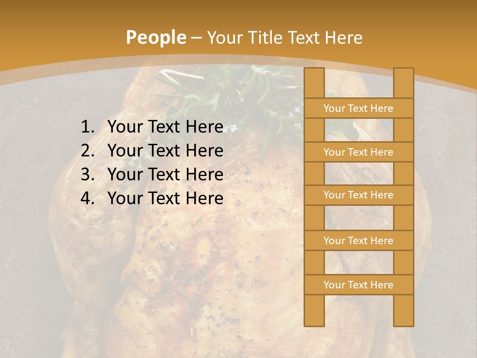 Juicy Grilled Golden PowerPoint Template