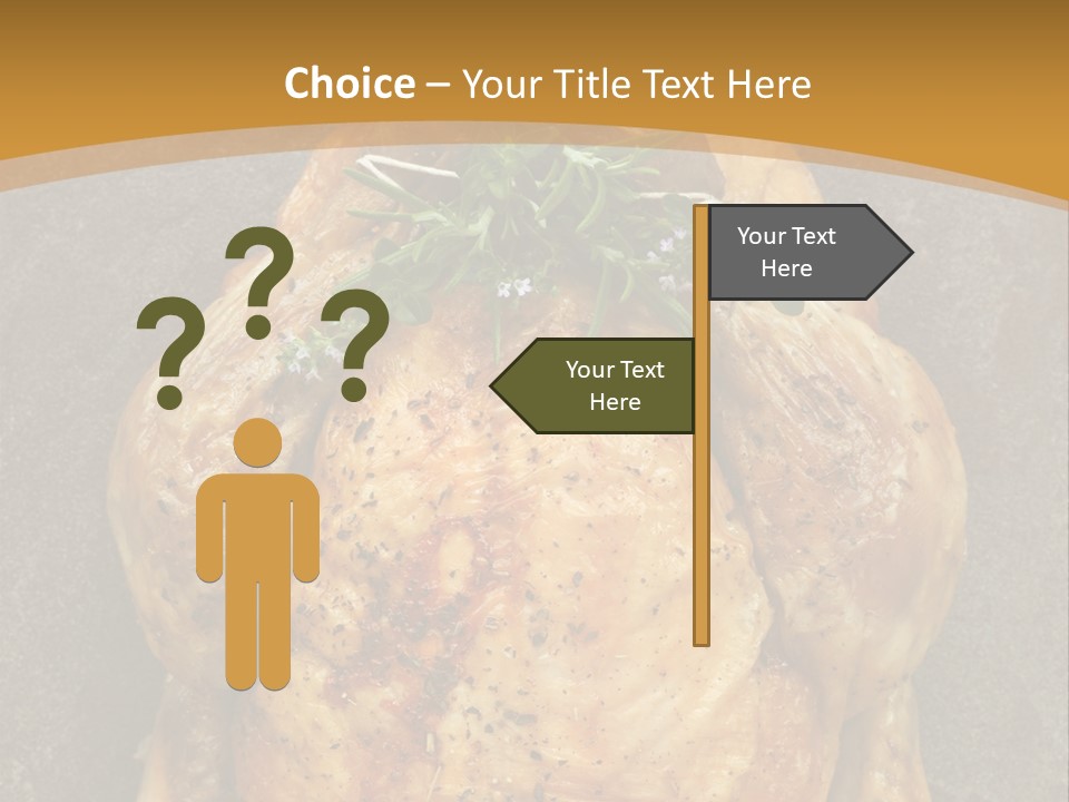 Juicy Grilled Golden PowerPoint Template