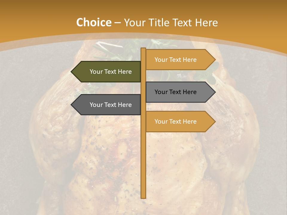 Juicy Grilled Golden PowerPoint Template