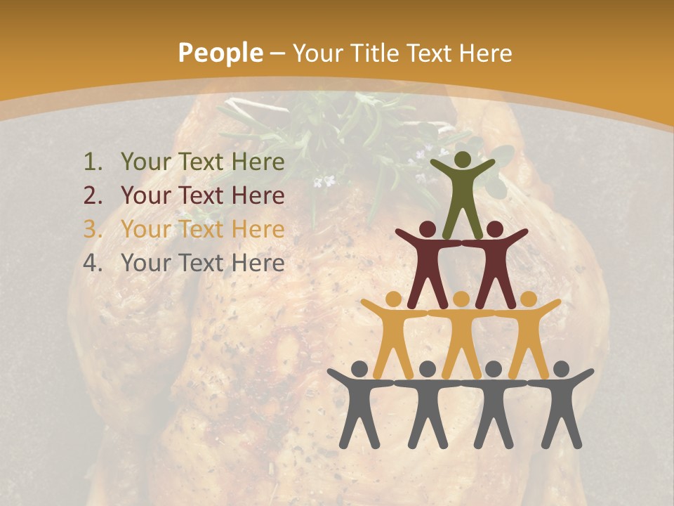 Juicy Grilled Golden PowerPoint Template