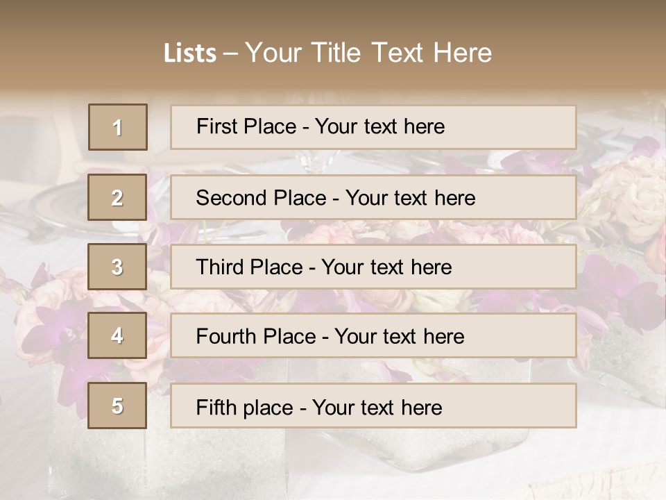 Cater Place Banquet PowerPoint Template