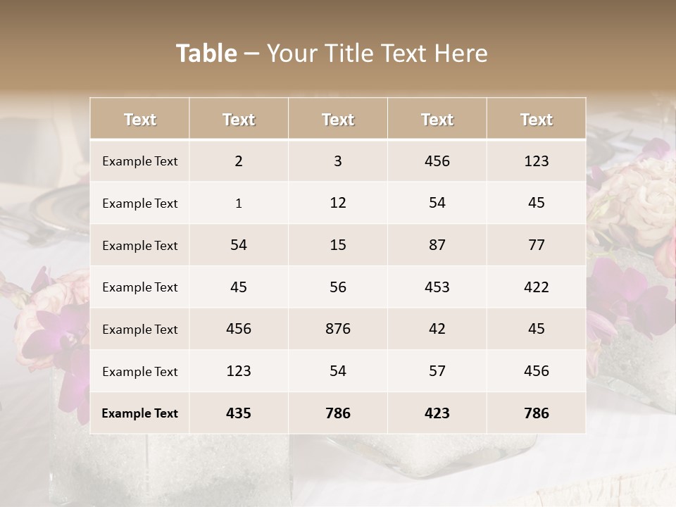 Cater Place Banquet PowerPoint Template