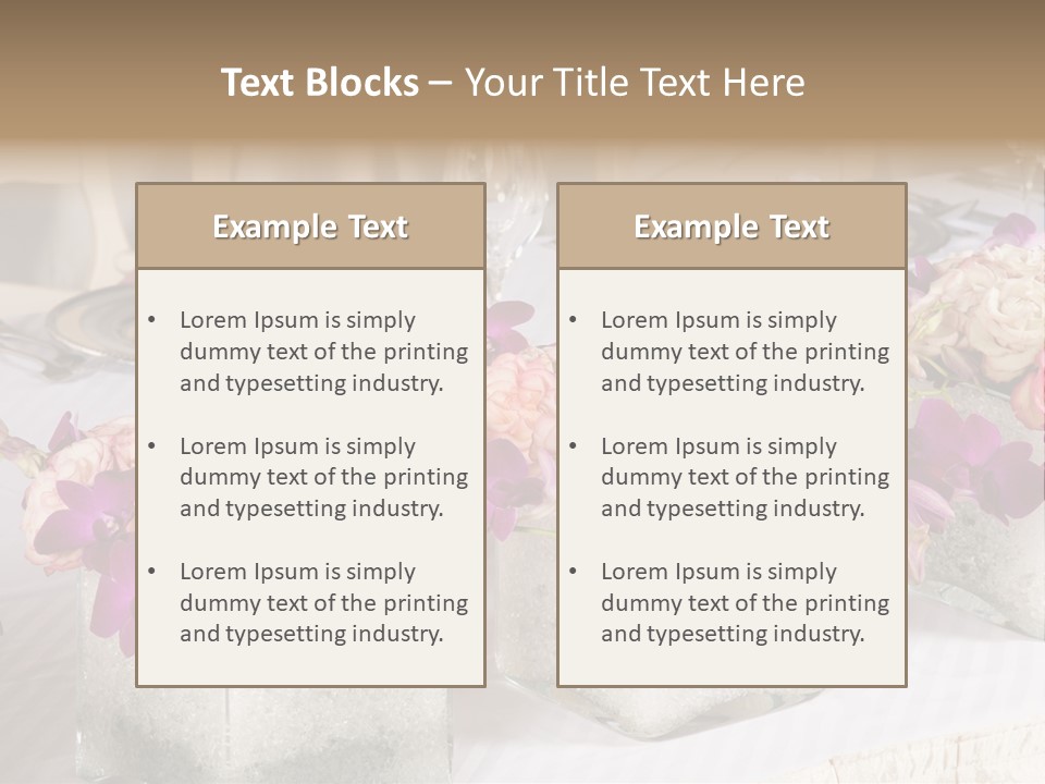 Cater Place Banquet PowerPoint Template