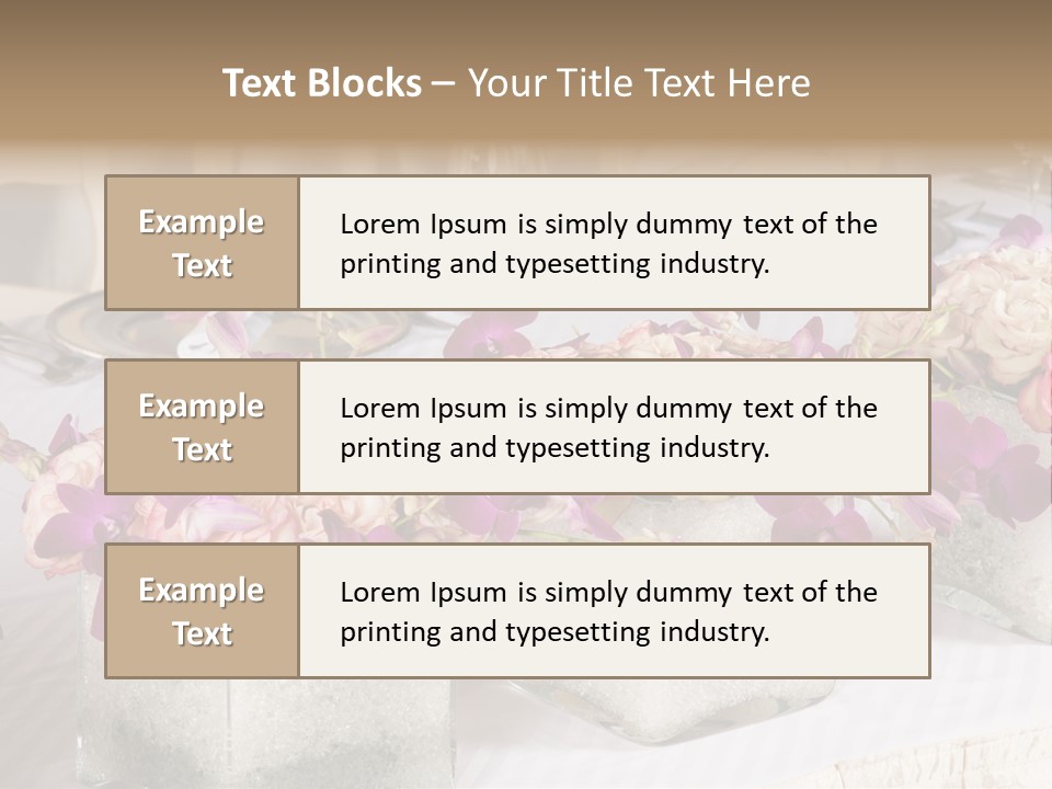 Cater Place Banquet PowerPoint Template