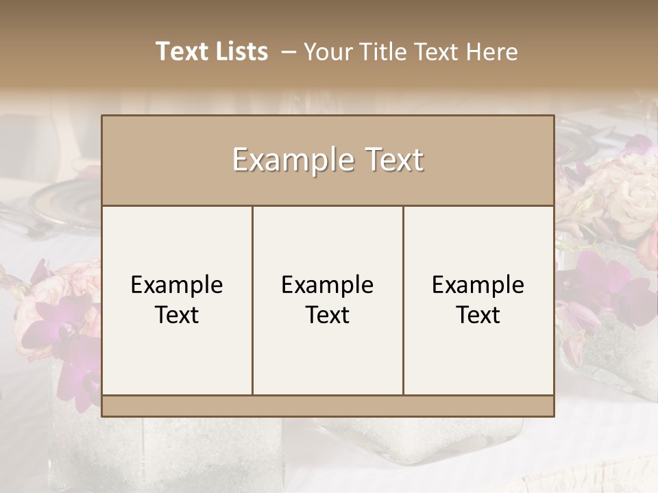 Cater Place Banquet PowerPoint Template