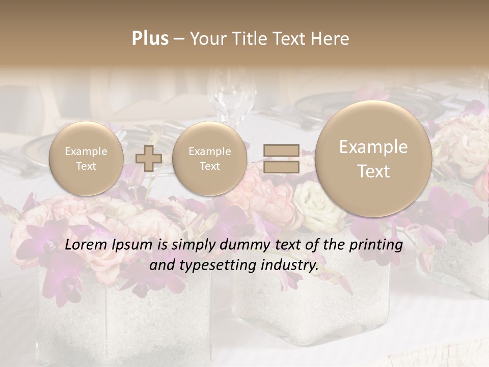 Cater Place Banquet PowerPoint Template