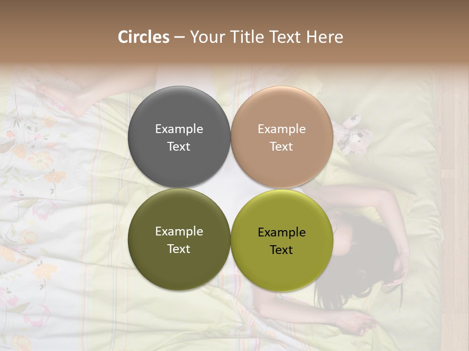 Young Happiness Awake PowerPoint Template