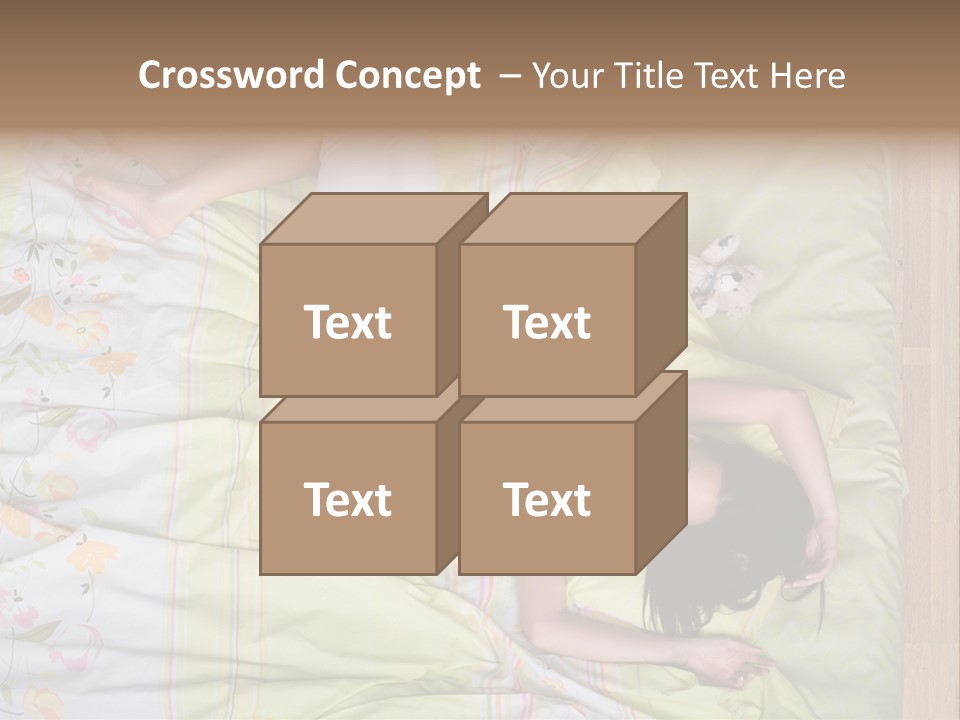 Young Happiness Awake PowerPoint Template