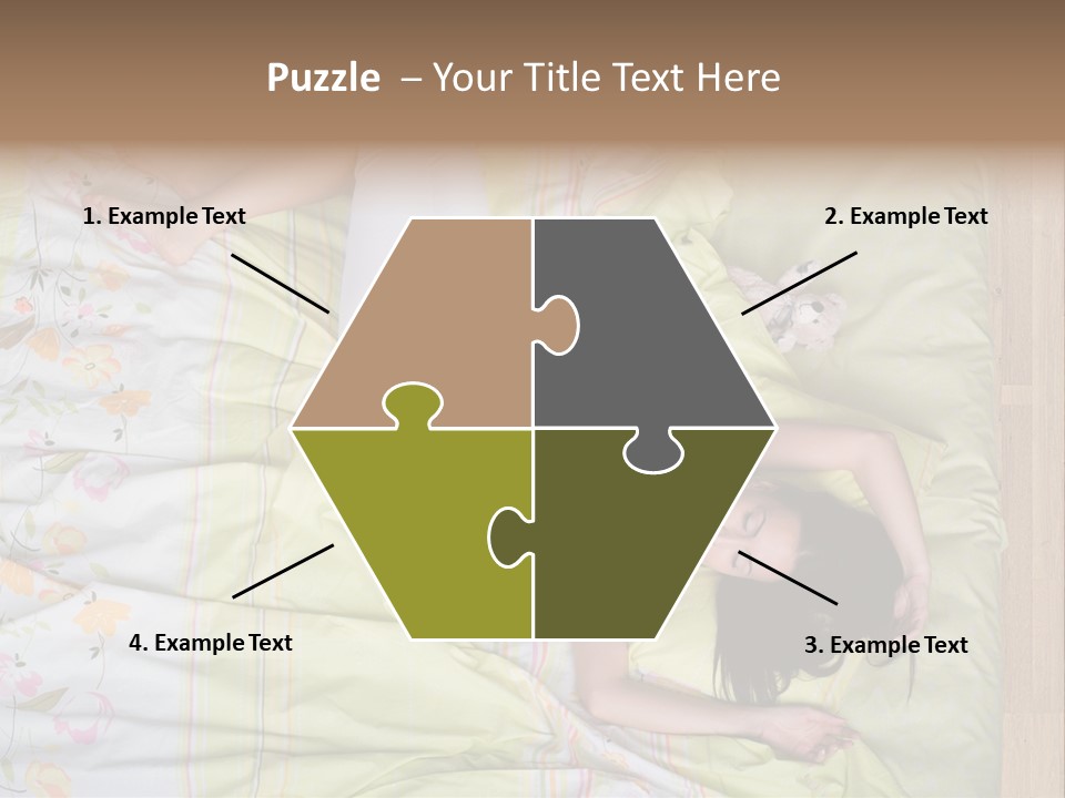 Young Happiness Awake PowerPoint Template