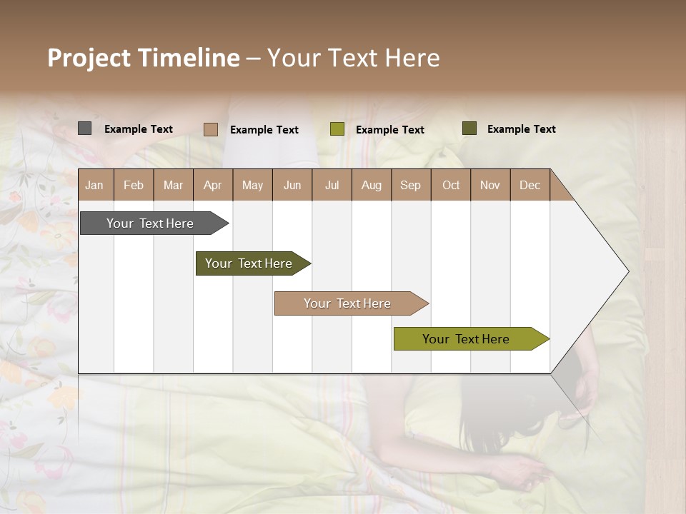 Young Happiness Awake PowerPoint Template