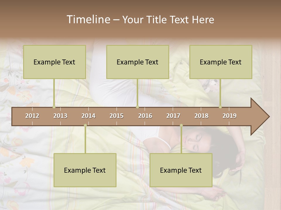 Young Happiness Awake PowerPoint Template
