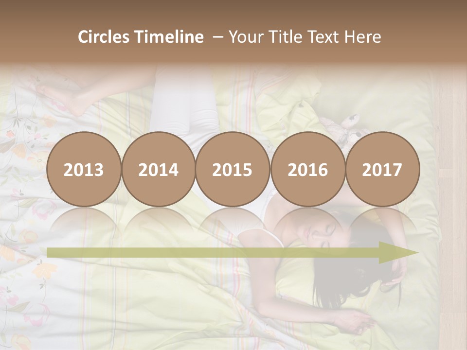 Young Happiness Awake PowerPoint Template