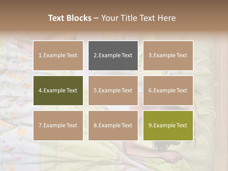 Young Happiness Awake PowerPoint Template