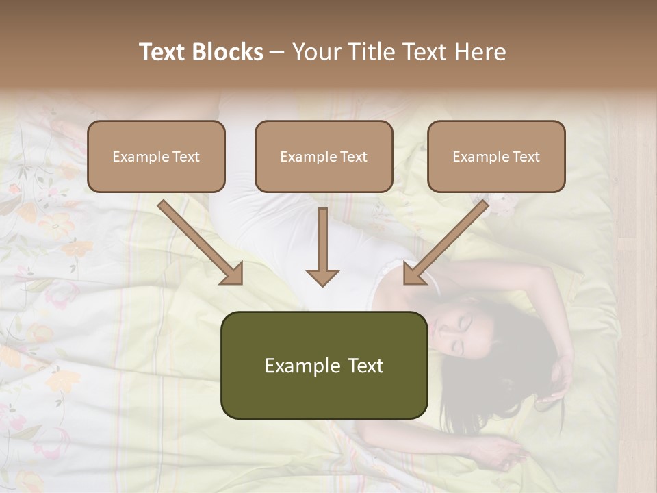 Young Happiness Awake PowerPoint Template